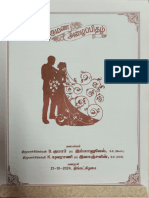 KY - Wedding Invitation Tamil & English