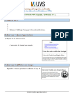 Fiche de TP de La Sequence 1