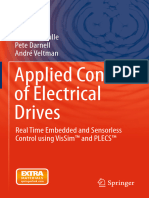 Applied Control of Electrical Drives Real Time Embedded and Sensorless Control Using Vissim and Plecs PDF