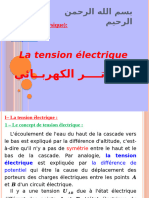 Cours 9 - Tension Électrique