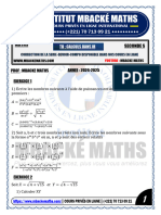 TD Calculs Dans Ir Seconde S