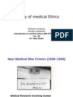 History of Medical Ethics