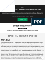 Ebauche de La Constitution Gabonaise - 1729452648600