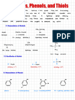 Alcohols, Phenols, and Thiols