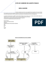 17 Octobre 2022 - Bon A Savoir - Gestion Des Actes de Carriere Traites