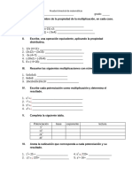 EXAMEN de Matemáticass 2 TRIMESTRE