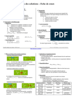 Proprietes Colligatives Solutions Fiche Cours