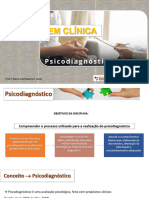 Aula 1. Apresentação Sobre o Psicodiagnóstico