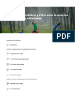 Módulo 2: Vulnerabilidad y Vulneración de Derechos de La Niña, Niño y Adolescente