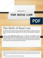 The Rizal Law