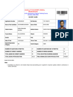 SCERT Score Card