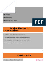 Fertilization Implantation Cleavage 1