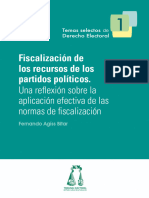 Fiscalizacion de Los Recursos de Los Partidos Politicos DERECHO ELECTORAL