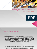 Centrifugal Compressors (Maint)