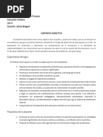 2023 - Primaria - Educación Artística - 2 A - Bregant Leticia - Contrato