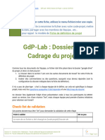 Dossier de Cadrage Du Projet - Gestiondeprojet - PM - GdP-Lab - Modèle Public