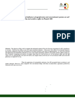 Sustainability Indicators and Influence of Agroforestry and Conventional Systems On Soil Quality and Arabica Coffee in Piumhi-MG