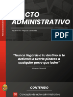 El Acto Administrativo