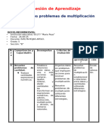 5° Sesión... Matamatica.. Resolvemos Problemas de Multiplicacion..dia Viernes