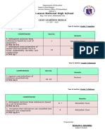 Less Learned Skills 2nd Grading