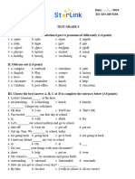 Test Grade 6