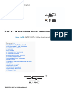 f11 4k Pro Folding Aircraft Manual