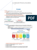 Clase 1 y 2 Triaje y Valoración Primaria y Secundaria