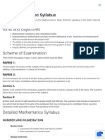 Mathematics Waec Syllabus Aims and Objectives