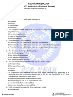 Assignment Structural Geology - GATE - 23512720