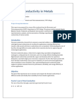 Thermal Conductivity Report