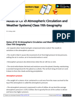 WWW Studyrankers Com 2020 05 Notes of CH 10 Atmospheric Circ