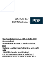 Unit 3b Unnatural Offences, Sec 377 Homosexuality Crimes II