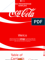 Coca-Cola PowerPoint Template by EaTemp