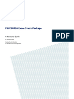 PSYC30016 Exam Study Package 2024