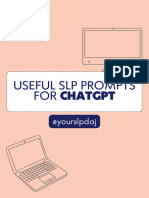 ChatGPT For SLPs Resource