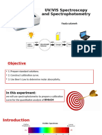 UV VIS Spectroscopy and Spectrophotometry