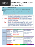 Revision Guide B2 Changes in Medicine c1845 c1945 1