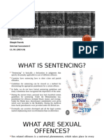 Sentencing in Sexual Offences