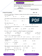 11th Maths EM Public Exam 2023 Model Question Paper English Medium PDF Download