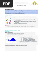 GE3 Module 6 Statistics