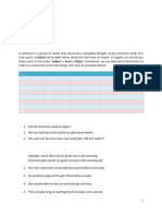 Week 3-4-6 Word Order, Punctuation&Capitalisation, Conj