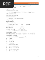 Test Inglés A2 Adif