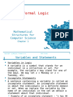 Formal Logic: Mathematical Structures For Computer Science