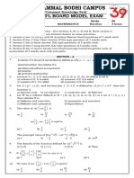 XII - Maths Final Paper 1st 33% Module