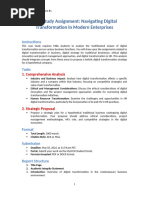 Individual Assignment #1 - Case Study Assignment - Navigating Digital Transformation in Modern Enterprises