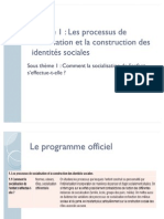 Thème 1 Comment La Socialisation de L'enfant S'effectue-T-Elle