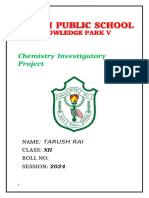 Chemistry Investigatory Project 12 