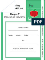 5to Grado - Bloque 5 - Desafios Matemáticos