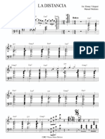 La Distancia - Manuel Medrano (Score)