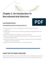 Chapter 1 - An Introduction To Recruitment and Selection